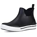 TENGTA Men's Waterproof Deck Boots Ankle Rain Footwear Neoprene Rubber Shoes