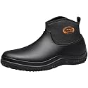 TENGTA Unisex Waterproof Garden Shoes Mens Lightweight Slip-On Rain Mud Boots for Women Lawn Mowing Booties