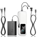TenHutt 【5.0Ah High Capacity】 Rechargeable Battery Pack for Reclining Furniture with Charger, Wireless Battery Pack with LCD Display, Compatible with 2-Pin Power Recliner/Lift Chair/Sofa/Couch-White