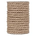 Tenn Well 10mm Jute Rope, 50 Feet 3/8 inch Heavy Duty and Thick Twine