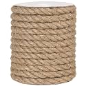 Tenn Well 12mm Jute Rope, 33 Feet Heavy Duty and Thick Rope Twine for Crafting, Gardening, Cat Scratching Post, Home Decoration