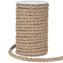 Tenn Well 50ft 8mm Jute Rope Heavy Duty Thick for Cat Scratching Post