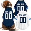 Tennessee Dog Clothes Custom Name Number T Shirt for Dog Gifts