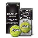 Tennis Car Air Freshener by HookUp - 2 Pack - Black Gold Scent (Extra Strong) | Unique Tennis Gift for Players, Coach, Fans | Hanging Car Accessory with Long Lasting Fresheners Smell