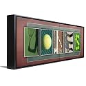 TENNIS Custom Photo Name Art | Premium Unframed Poster | 30”x10"