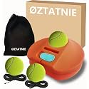 Tennis Practice Rebounder Tennis Trainer Set with String 3 Replacement Rebound Balls Solo Tennis Trainer Tennis Practice Training Tool Portable Tennis Practice Equipment