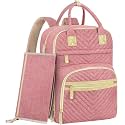 Tenot Diaper Bag Backpack for Women with Changing Pad Bag Pink