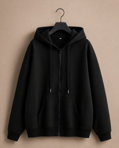 TENRUN Full Sleeve Solid Men Sweatshirt
