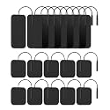 TENS Unit Replacement Pads, Nursal Reusable Self-Adhesive Electrodes Pads 20 Packs 2x2” 2x4”, Latex Free Pigtail TENS Pads, Compatible with TENS 7000, AUVON TENS, Etekcity, Nicwell Care Tens