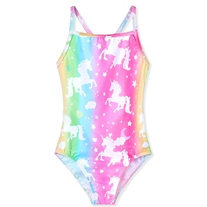 tenvda girl39s one piece swimsuit sparkle sleeveless one-piece bathing suits swimwear for kids 2-12 years old