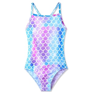 tenvda girl39s one piece swimsuit sparkle sleeveless one-piece bathing suits swimwear for kids 2-12 years old