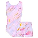 TENVDA Girl's One Piece Swimsuit Sparkle Sleeveless One-Piece Bathing Suits Swimwear for Kids 2-12 Years Old