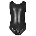 TENVDA Girl's One Piece Swimsuit Sparkle Sleeveless One-Piece Bathing Suits Swimwear for Kids 2-12 Years Old