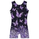 TENVDA Leotards for Girls Gymnastics One Piece Biketard（Multiple Colors）