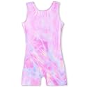TENVDA Leotards for Girls Gymnastics One Piece Biketard（Multiple Colors）