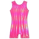TENVDA Leotards for Girls Gymnastics One Piece Biketard（Multiple Colors）
