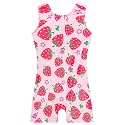 TENVDA Leotards for Girls Gymnastics One Piece Biketard（Multiple Colors）