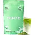 Tenzo Matcha Green Tea Powder, Organic Cafe Sweetened Matcha Latte Green Tea Powder, Ceremonial Barista Crafted Mix - Kosher - Authentically Japanese - Matcha Latte Mix (35.27 Ounce)