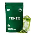 Tenzo Matcha Green Tea Powder - USDA Organic Ceremonial Grade - Paleo, Kosher, Vegan - Authentic Japanese Matcha Tea - Original Latte Powder (14.11 Ounce)
