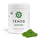Tenzo Matcha Green Tea - USDA Organic Ceremonial Grade, Paleo, Kosher, Vegan - Authentic Japanese Matcha Tea - Original Matcha Latte (60g)