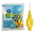 TePe Original Interdental Brush, Yellow, for Cleaning Teeth Gaps, 20pcs