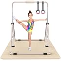 Tepemccu Gymnastics Bars, Adjustable Gymnastic Horizontal Bars for Kids