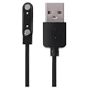 2 Pin Magnetic Charging Cable for FireBoltt 360 Pro/FireBoltt Talk Pro BSW038/NoiiseFit Force Smart Watch, (Black)