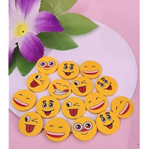 tera 13 gifts eraser set for kids 144 pcs emo-ji theme eraser for kids  return gifts eraser set  eraser kit for girls smily eraser for kids  school stationary items for kids girls amp boys