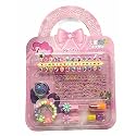 TERA 13 Princess Nailart for Girls Cute Baby Girls Nails Make Up Kit with Nail Paint, Lipstick, Hand Bracelet, Unicorn Vanity Storage Box with Mirror - Kids Cosmetic Set Return Gifts for Kids (1 Pcs)