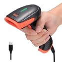 Tera 1D Laser Barcode Scanner USB Wired Plug and Play Handheld Fast and Precise Scan Bar Code Reader for Small Businesses Supermarket Retail Store Library Logistic Warehouse 3106-2