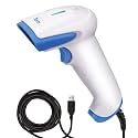 Tera 1D Laser Barcode Scanner USB Wired Plug and Play Handheld Fast and Precise Scan Bar Code Reader for Small Businesses Supermarket Retail Store Library Logistic Warehouse 3106-2