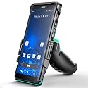 Tera Android 11 Barcode Scanner PDA with Pistol Grip Mobile Computer 6” Full Screen Qualcomm CPU HS7 Scan Engine IP67 Rating 4+64 GB Inventory Scanner P600