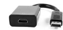 TERABYTE  TV-out Cable Display Port (Not USB) to HDMI Adapter DP to HDMI Converter Male to Female (Black, For TV, 0.2 m)