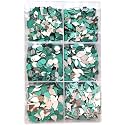 Teraiya's 6 Shape Mirrors Mirror Kit Forjeweller Y Making |Other Craft Work |Lippan Artwork| Mud Work | Mandala Art Work|Embroidery Work(600 Pcs)