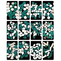 Teraiya's 12 Shape Mirror Kit Forart Craft Work |Mandala Art |Lippan Art Work | Embroidery Work|Wall Decor | Decorative Items (Premium Cutting) 1200 Pcs, White