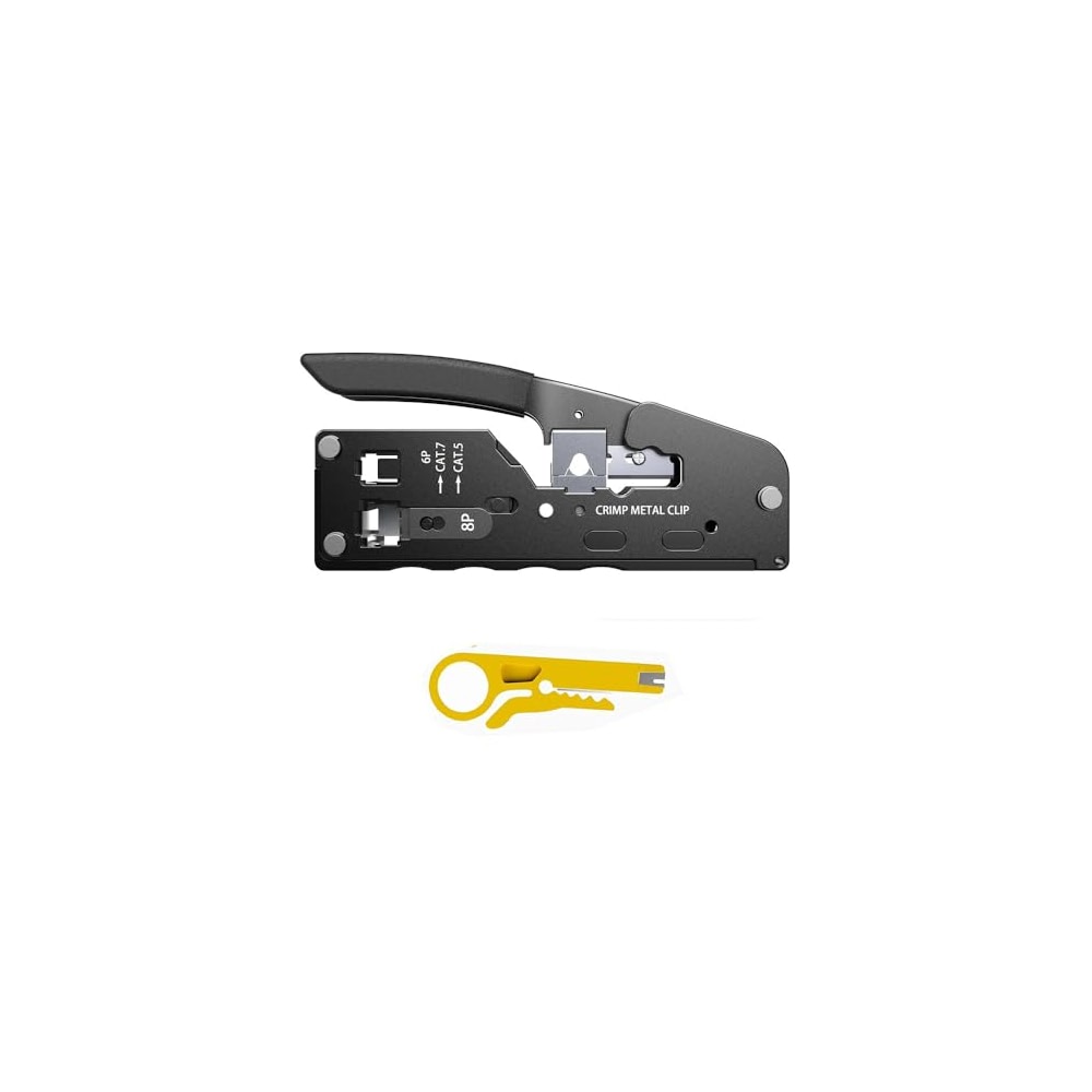 SmartTech Cat5 /Cat7 Network Crimping Tool Kit RJ45 RJ11 RJ12 for Cat5 ...