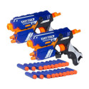 TERN Combo Set of 2 Blaze Storm Foam Blaster Gun Toy, Safe and Long Range Shooting Gun, (10 Foam Bullets and 10 Suction Dart Bullets) Guns & Darts