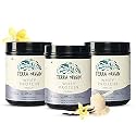 Terra Origin Grass-Fed Vanilla Whey Protein, 24 gm Protein, 15 Serving Scoops, High in BCAA‘s and Gluten Free to Helps build your muscle size (Pack of 3 x 517gm)