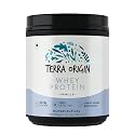 TERRA ORIGIN Grass-Fed Whey Protein Vanilla, 24G Whey Protein, Stevia leaf Extracts, Grass-Fed Whey Protein Concentrate and Isolate for Repair and Build Muscle (Vanilla.)