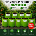 TERRAGUA 18x18 Large Capacity Planting Containers for