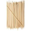 [Pack of 120 Sticks, 6 inch, 3mm] Barbeque Skewers Sticks | Bamboo BBQ Skewer Sticks | Perfect for Grilling, Roasting & Party Treats | Ideal for Parties & Camping (120, 6 Inch)