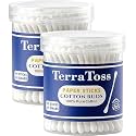 Cotton Ear Buds [400 Swabs] | Premium Paper Stick Cotton Swabs | 100% Pure &amp; Soft Cotton (200 Sticks)