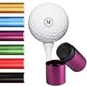 Terwex Custom Golf Ball Stamp - Personalized Golf Ball Marker Stamp, Waterproof Ink Customized Golf Balls Stamp with Your Logo, Golf Ball Stamper, Golf Accessories Golfer Dad Father Golf Gifts(Purple)