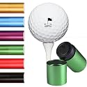 Terwex Custom Golf Ball Stamp - Personalized Golf Ball Marker Stamp, Waterproof Ink Customized Golf Balls Stamps with Your Logo, Golf Ball Stamper, Golf Accessories Golfer Dad Father Golf Gifts(Green)