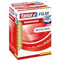 tesafilm Silent Clear Adhesive Tape for use at Home, Office or School - 12 Rolls 66 m x 12 mm