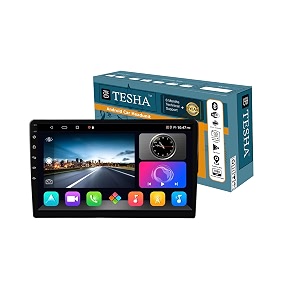 tesha 934 android car stereoheadunit for carcapacitive touch screengps  steering control modulehd screen 232 gb t5 wireless carplay amp android auto
