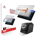 For Tesla Cybertruck Glossy Screen Protector - [More Clear&amp; Smooth] 2024 2025 Cybertruck Pickup Accessories - 9H+ Ultimate Tempered Glass for 18.5" Front &amp; 9.4" Rear Screen - Mounting Frame Kit