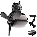 Tesla Model 3 Y S X Car air fresheners Scents diffuser Vent clips Perfume Air freshener DIY fragrance for Tesla Interior Accessories AC Vent freshener 2019 2020 2021 2022 2023 (Black Metal Bulldog)