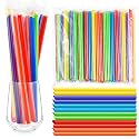 Tessco for You 100 Pcs 9.84 Inch Boba Straws 10mm Wide Classic Color