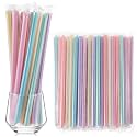 Tessco for You 100 Pcs 9.84 Inch Boba Straws 10mm Wide Macaron Color